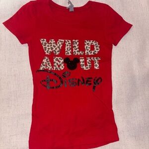 Disney Red 'Wild About Disney' Kids T-Shirt (#12)
